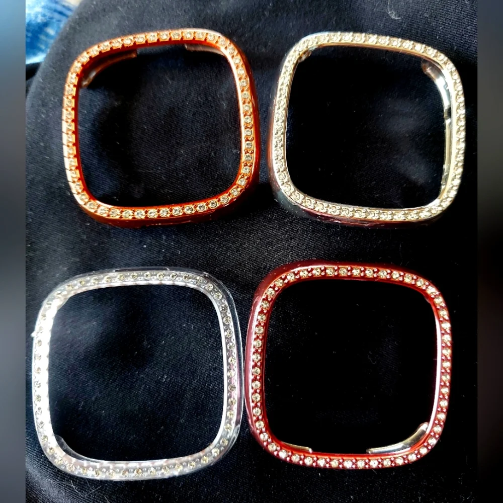 Fit bit bling snap on covers